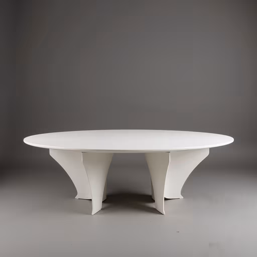 Minimalist Oval Table