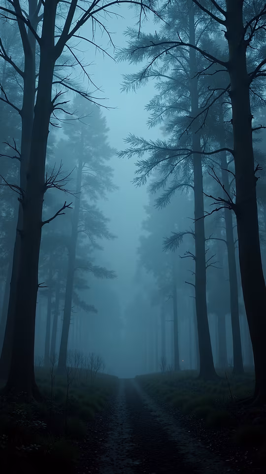 Misty Forest Path