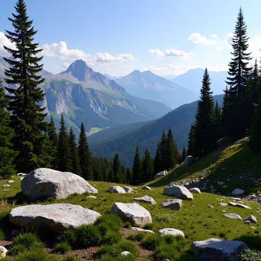 Mountain Valley Landscape