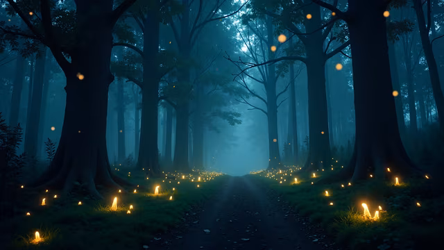 Mysterious Forest Path