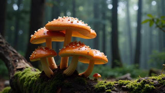 Mystical Forest Mushrooms