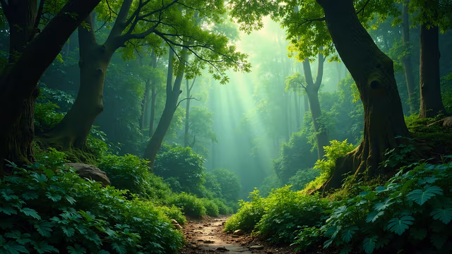 Mystical Forest Path