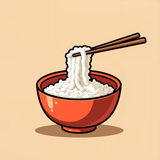 Noodle Bowl Illustration