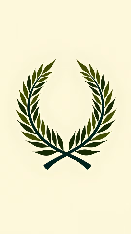 Olive Branch Wreath Illustration