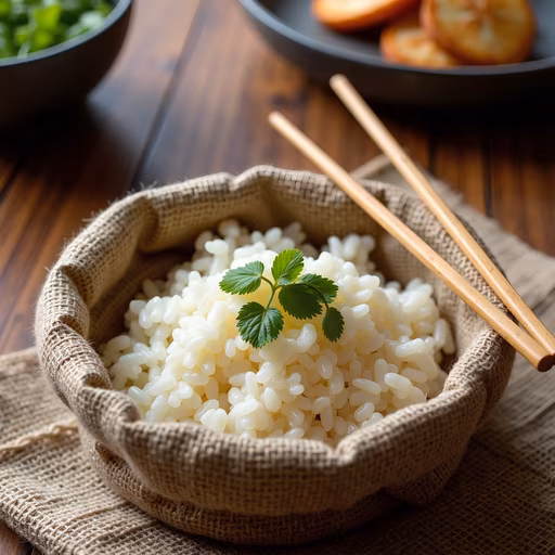 Rice Bowl with Chopsticks