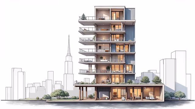 Urban Living Illustration