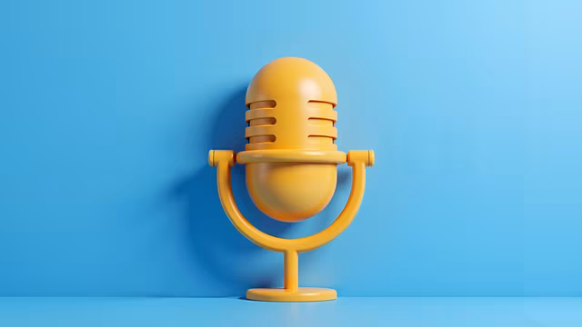 Vintage Microphone Illustration