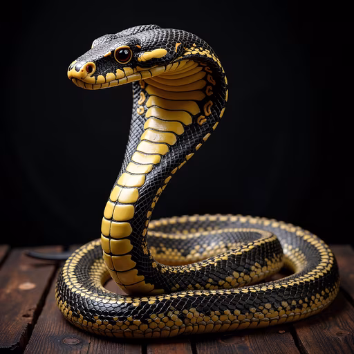 Black and Yellow Snake