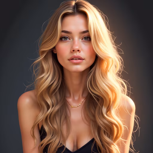 Blonde Beauty Illustration