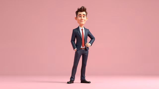 Businessman Cartoon Illustration