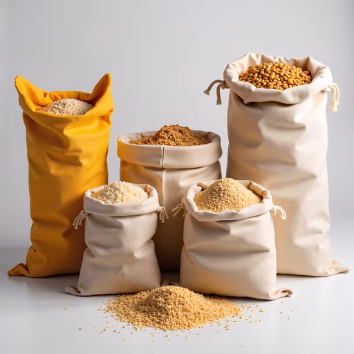 Canvas Bags with Grains