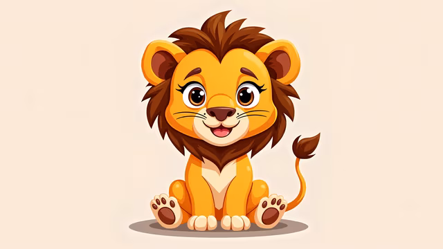 Cartoon Lion