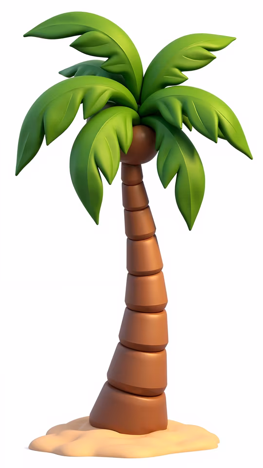 Cartoon Palm Tree