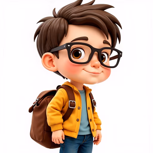 Cartoon Schoolboy