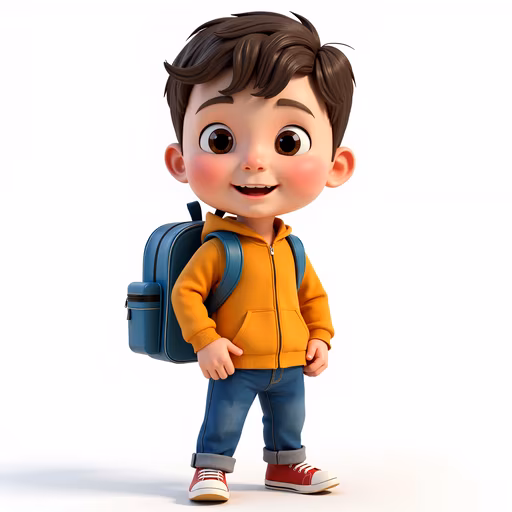 Cartoon Schoolboy
