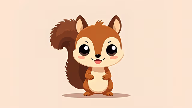 Cartoon Squirrel