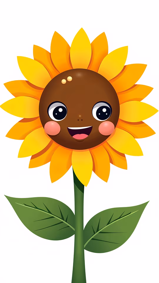 Cartoon Sunflower
