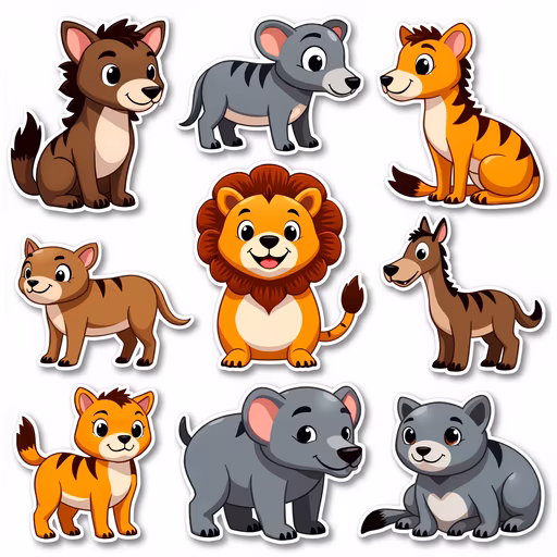 Cartoon Wildlife Collection