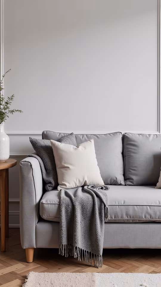 Cozy Gray Sofa