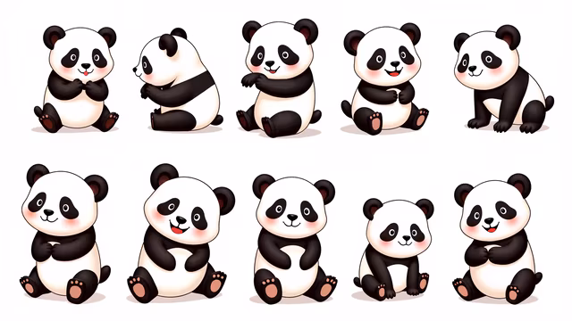 Cute Panda Illustration