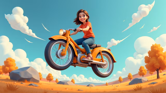 Flying Motorcycle Adventure