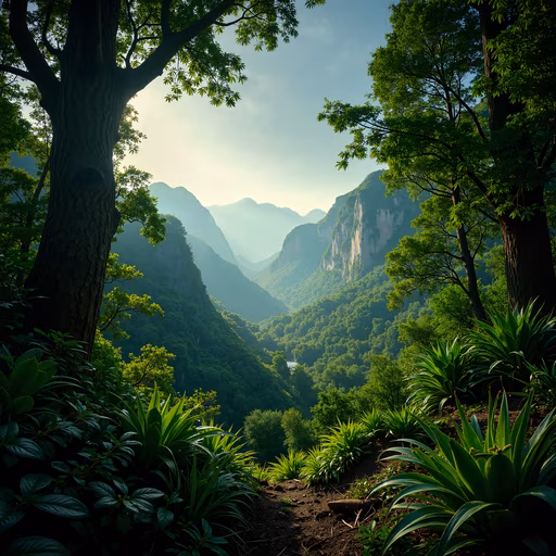Forest Valley Landscape