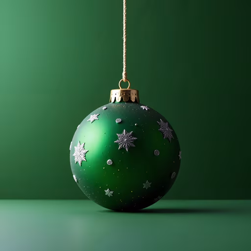 Green Christmas Ornament