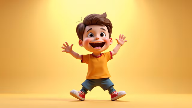 Happy Kid Illustration