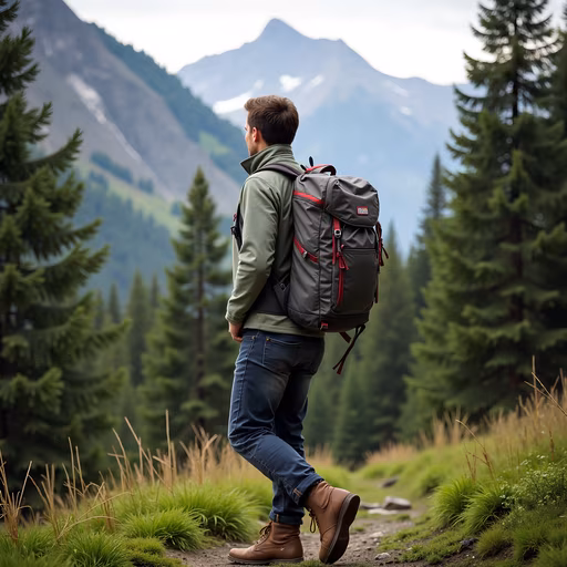 Hiker in Nature