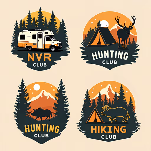 Hunting Club Logos