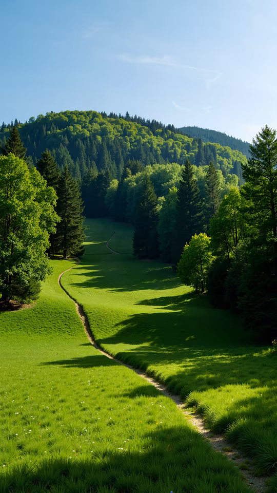 Lush Green Path