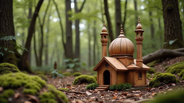 Miniature Mosque in the Forest