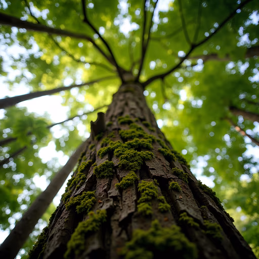 Mossy Tree Trunk