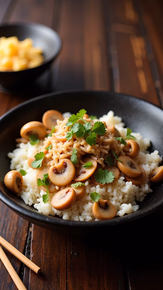 Mushroom Risotto Bowl