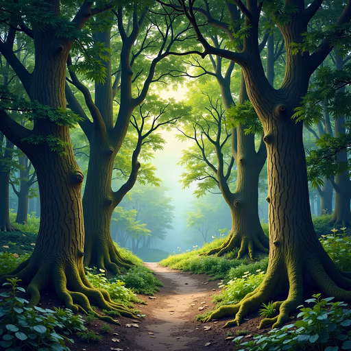 Mystical Forest Path