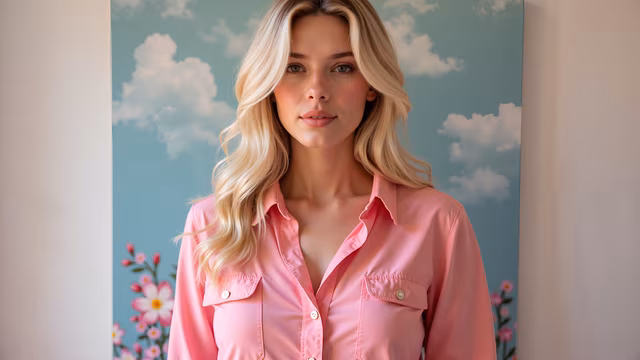 Pastel Pink Portrait
