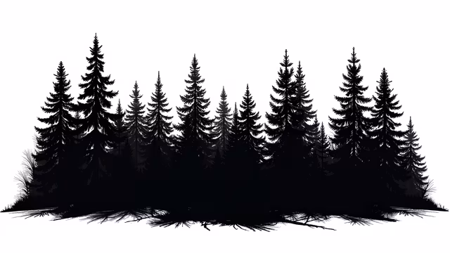 Silhouette Forest