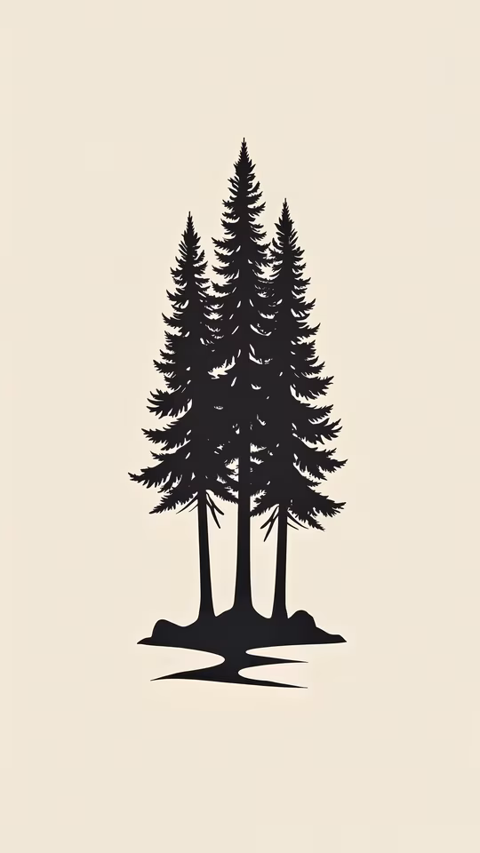 Silhouette Trees