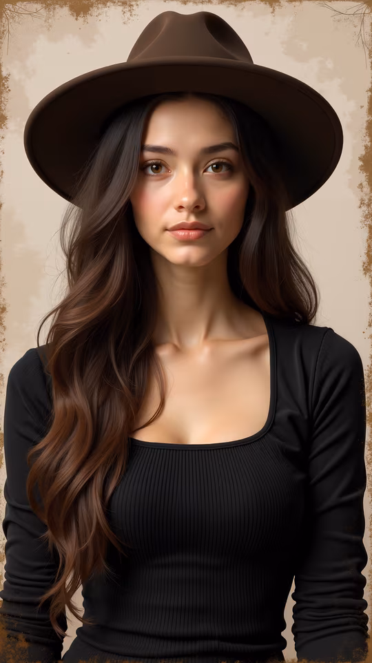 Vintage Hat Illustration