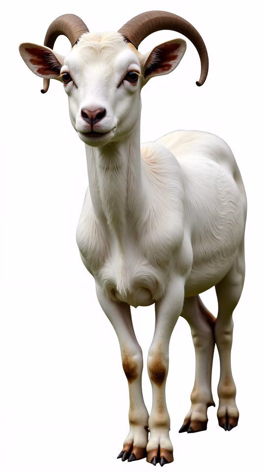 White Ram Illustration