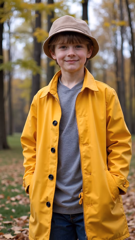 Boy in Yellow Coat