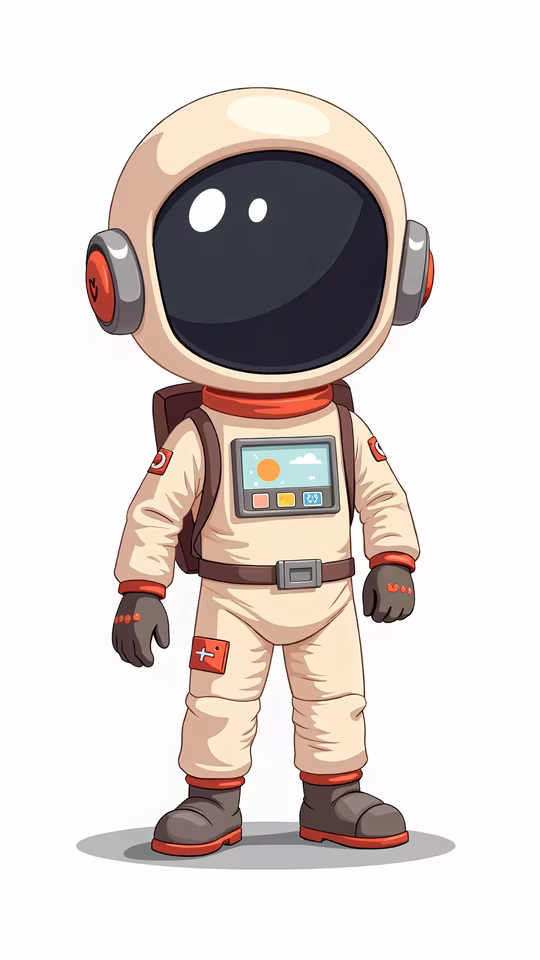 Cartoon Astronaut