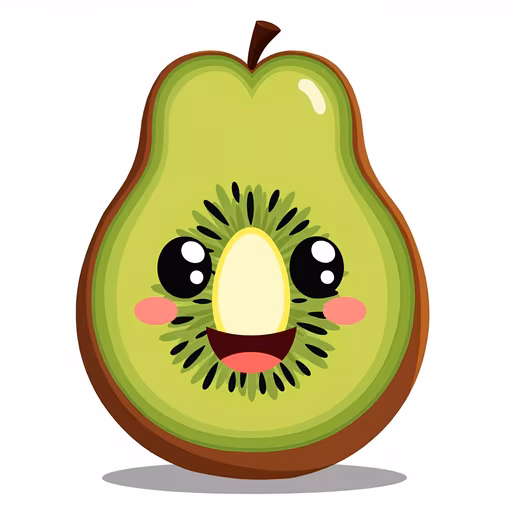 Cartoon Avocado