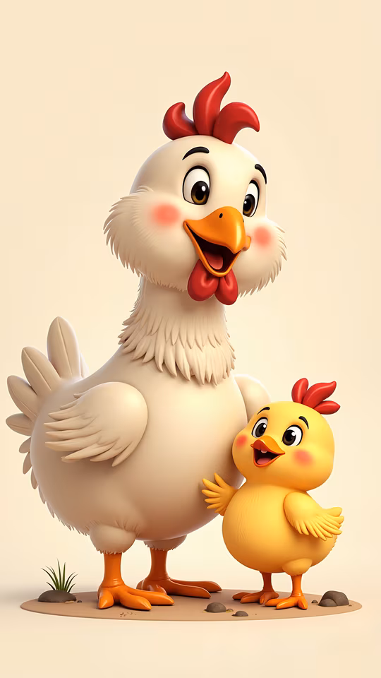 Cartoon Chickens