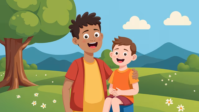 Cartoon Friendship