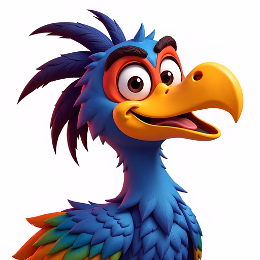 Cartoon Parrot