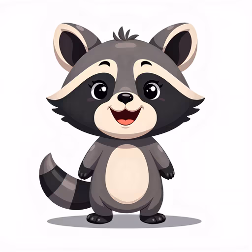 Cartoon Raccoon