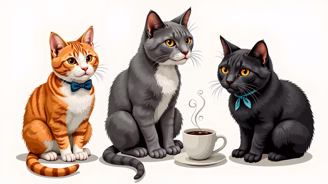 Cats with Bowties