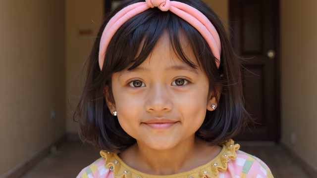 Cheerful Child Portrait