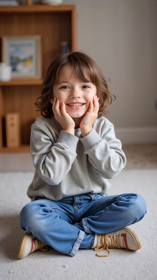 Cheerful Child Portrait